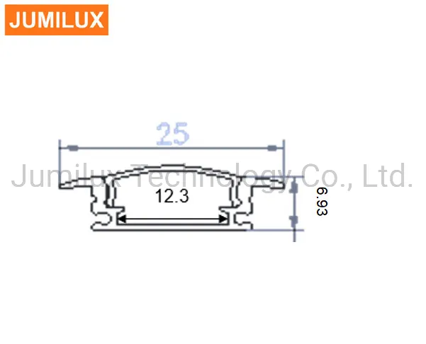 12mm Width Recessed Aluminum LED Channel for LED Tape Light