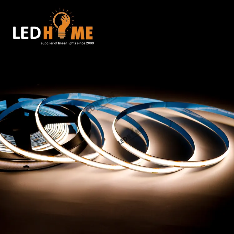 High CRI Ra90 2700K COB LED Strip 6mm FPCB Width LED Lighting