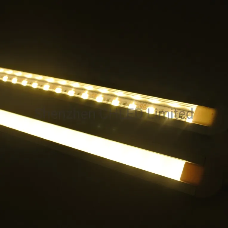 LED Strip with U/V Shape Aluminium/Aluminum Profile LED Linear Light with Milky/Diffuser/Transparent/Frosted/Clear PMMA PC Cover